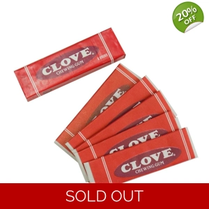 Gerrits Clove Chewing Gum Sticks 5 Piece Pack